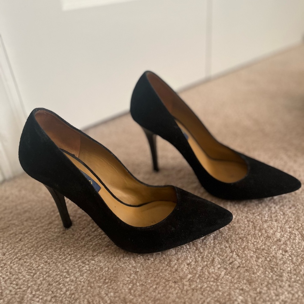 Polo by Ralph Lauren Black Suede Pump